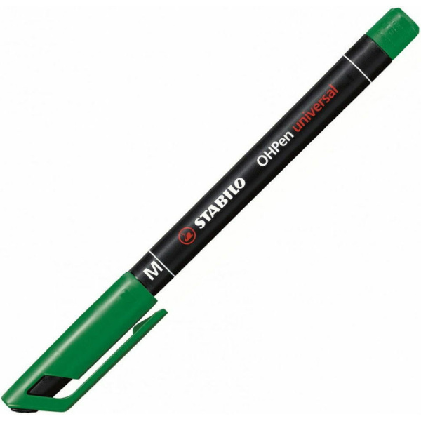 ΜΑΡΚΑΔΟΡΟΣ STABILO OHPEN UNIVERSAL 1.00MM ΠΡΑΣΙΝΟΣ ΑΝΕΞΙΤΗΛΟΣ M