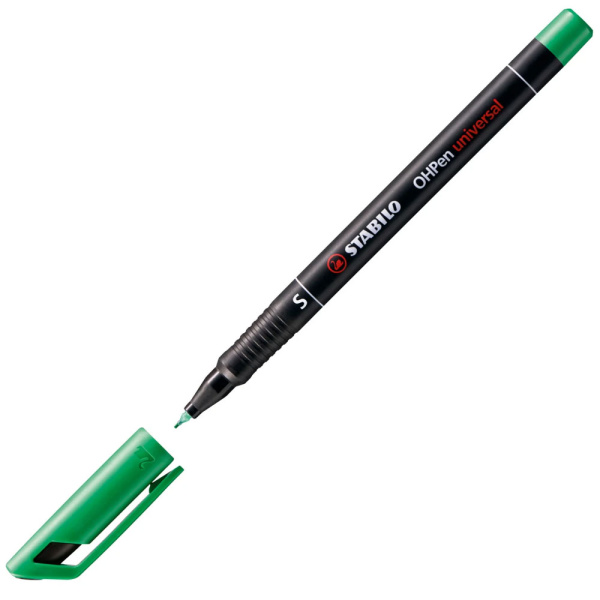 Μαρκαδόρος Stabilo OHPEN Universal 0.4mm Πράσινος Ανεξίτηλος S