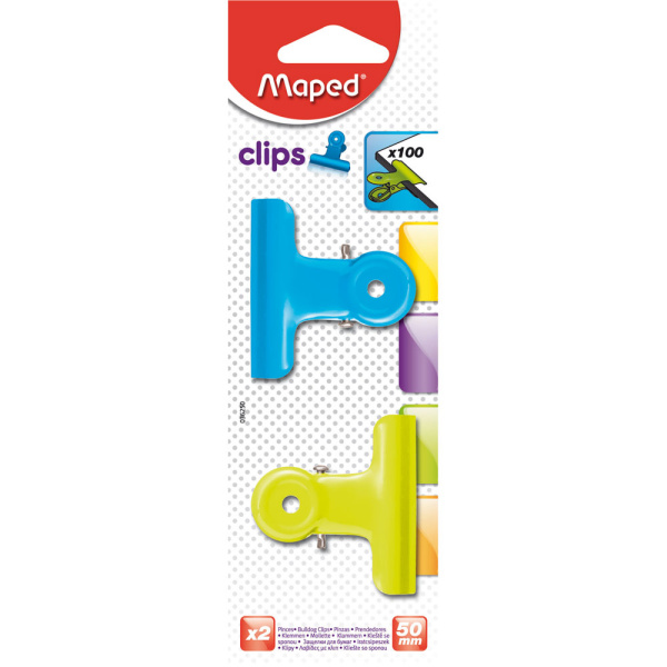 Maped Blister 2 Πιάστρες χρωματιστές 50mm 036250