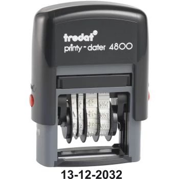 Trodat Printy Dater 4800MA Σφραγίδα Ημερομηνιών Αριθμών ύψους 3.0mm
