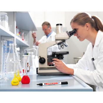 ΜΑΡΚΑΔΟΡΟΣ EDDING 8014 LABORATORY MARKER ΜΑΥΡΟΣ 1.0MM ΣΤΡΟΓΓΥΛΟΣ