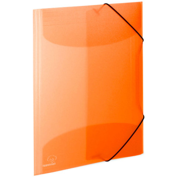 Φάκελος Αυτιά - Λάστιχο Πορτοκαλί Πλαστικός Typotrust 24x32cm FP16500-06
