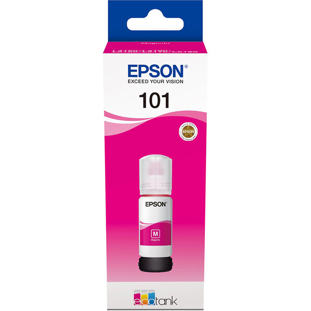 Μελάνι Epson 101 Magenta Ecotank C13T03V34A Bottle