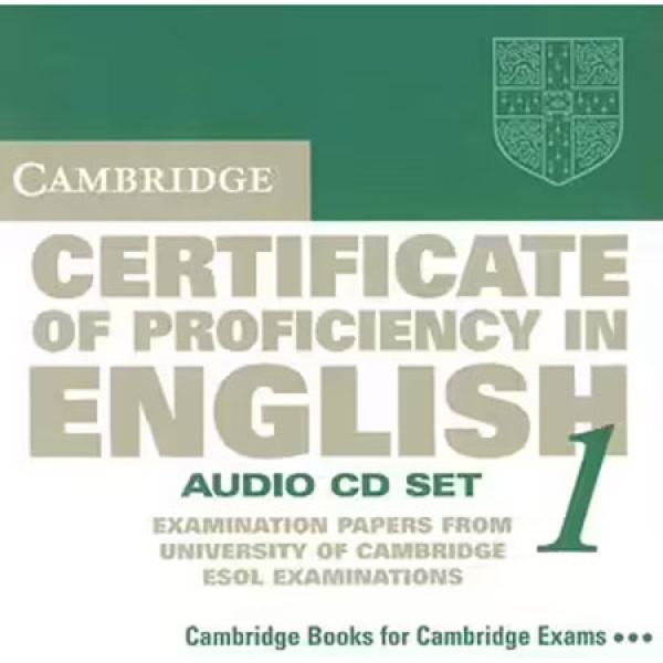 Cambridge Certificate of Proficiency in English 1 Audio CD Set (2 CDs)