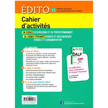EDITO C1 CAHIER