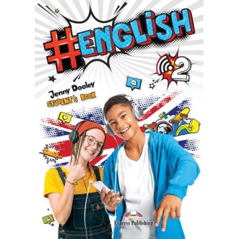 Hashtag# English 2 Students book with Digibook