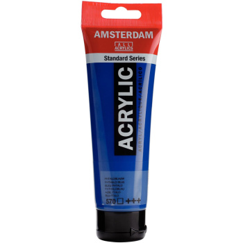 Ακρυλικό 570 Phthalo Blue 120ml Amsterdam Talens