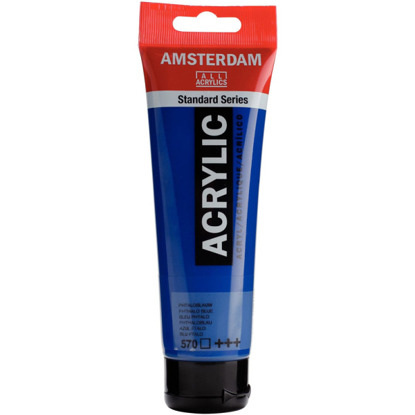 Ακρυλικό 570 Phthalo Blue 120ml Amsterdam Talens