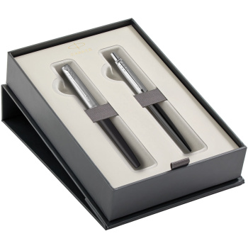 Σετ Parker Jotter Core Bond Street Black CT Set RollerBall - BallPen