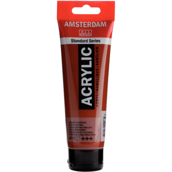 Ακρυλικό 411 Burnt Sienna 120ml Amsterdam Talens