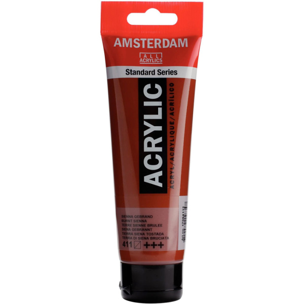 Ακρυλικό 411 Burnt Sienna 120ml Amsterdam Talens