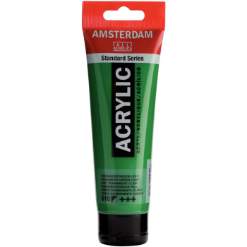 Ακρυλικό 618 Permanent Green Light 120ml Amsterdam Talens