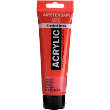 Ακρυλικό 315 Pyrrole Red 120ml Amsterdam Talens