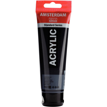 Ακρυλικό 702 Lamp Black 120ml Amsterdam Talens