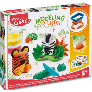 Maped Creativ Modeling Friends Άγρια Ζωάκια Μοντελισμός