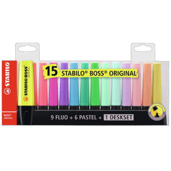 Μαρκαδόροι Stabilo Boss 70/15 Deskjet 15 τεμάχια