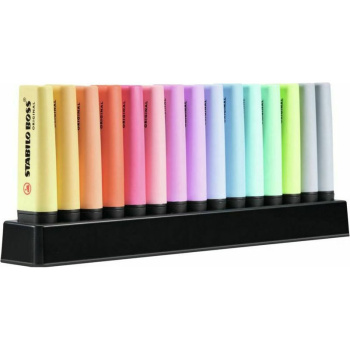 Μαρκαδόροι Stabilo Boss 70/15 Deskset Pastel 15 τεμάχια
