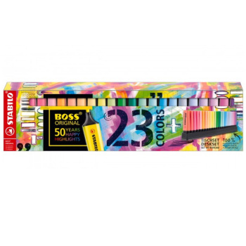 Μαρκαδόροι Stabilo Boss 70/23 Deskset 23 τεμάχια