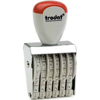 TRODAT 1546 ΣΦΡΑΓΙΔΑ ΑΡΙΘΜΗΣΗΣ 6 ΑΡΙΘΜΩΝ ΥΨΟΥΣ 4mm