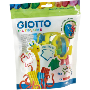 Φόρμες πλαστελίνης Giotto Platplume 16 τεμ σε Blister
