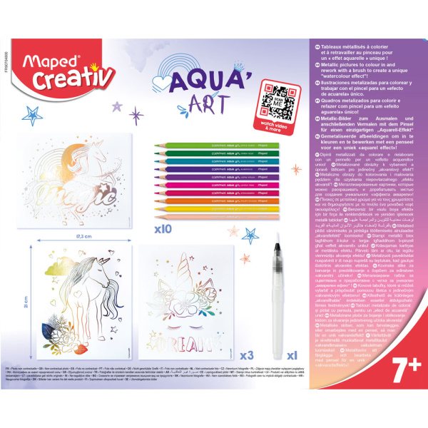 Maped Creativ Aqua Art Μονόκερος Ζωγραφική