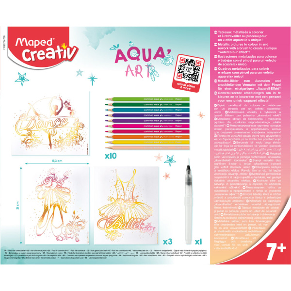 Maped Creativ Aqua Art Μπαλέτο Ζωγραφική