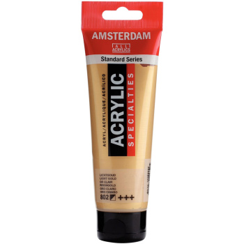 Ακρυλικό 802 Light Gold 120ml Amsterdam Talens