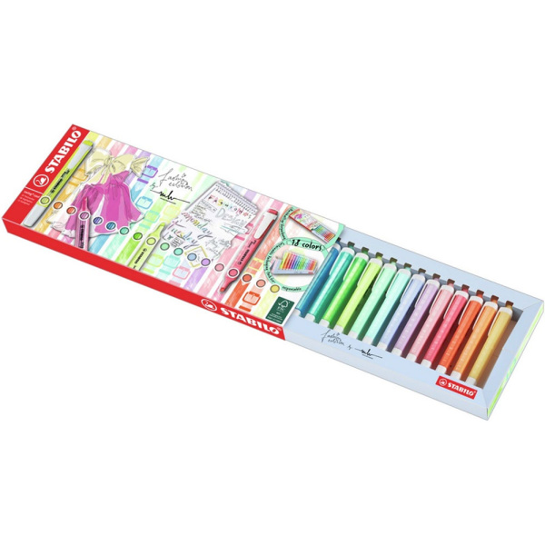Μαρκαδόροι Stabilo Swing 275/18 Deskset 18 τεμάχια