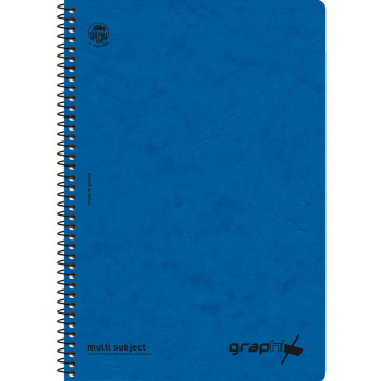 Σπιράλ 4 θεμάτων Α4 Graphix Μπλε Τετράδιο Special 21x29cm