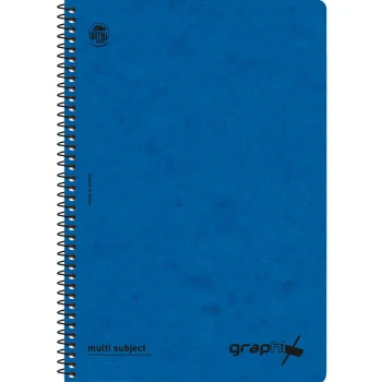 Σπιράλ 4 θεμάτων Α4 Graphix Μπλε Τετράδιο Special 21x29cm