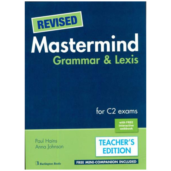 REVISED MASTERMIND GRAMMAR AND LEXIS TEACHER'S BOOK