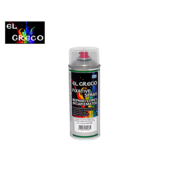 Σπρέυ Fixative El Greco 400ml Ματ Βερνίκι Φιξαρίσματος