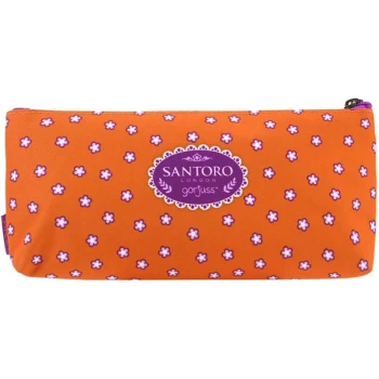 Κασετίνα Gorjuss Fiesta Zipped Pocket Πορτοκαλί 2 θέσεων 776GJ03