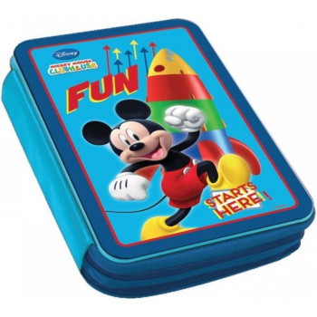 Κασετίνα Mickey Διπλή Γεμάτη Μπλε Διακάκης 0560880