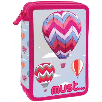 Κασετίνα Must Αερόστατο Διπλή 3D Ροζ - Σιέλ 579649