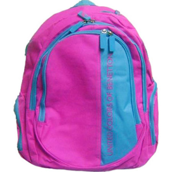 Σακίδιο Benetton Urban Οβάλ Backpack Ροζ - Γαλάζιο 3 θέσεων