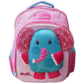 Σακίδιο Must Backpack Ελέφαντας 3D Ροζ 3 θέσεων 579342