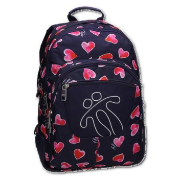 Σακίδιο Totto Backpack Μπλε Σκούρο Καρδιές 2 θέσεων 0581257
