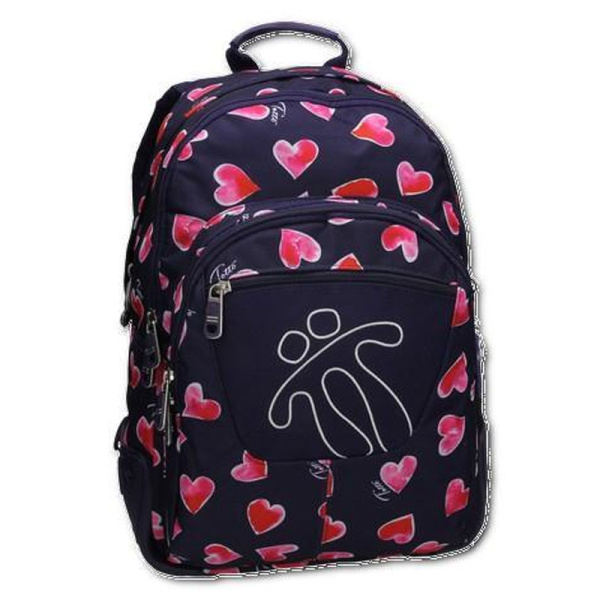 Σακίδιο Totto Backpack Μπλε Σκούρο Καρδιές 2 θέσεων 0581257