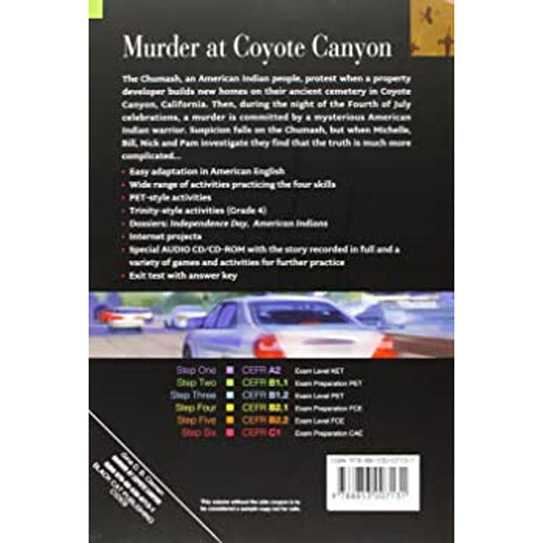 Murder at Coyote Canyon Level B1-1 Book + CD