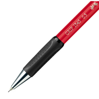 Grip 1345 Κόκκινο 0.5 Μηχανικό Μολύβι Faber Castell με γόμα