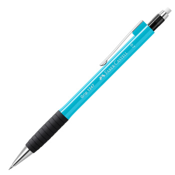 Grip 1347 Γαλάζιο 0.7 Μηχανικό Μολύβι Faber Castell με γόμα