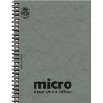 Μπλοκ Σπιράλ 9x12cm Micro Σημειώσεων Ριγέ 2 Θεμάτων