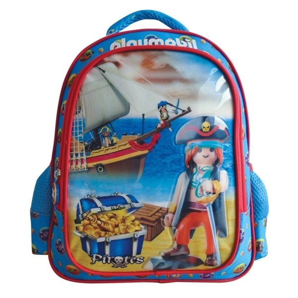 Playmobil Πειρατές Σακίδιο Νηπιαγωγείου Πλάτης Paxos Μπλε - Κόκκινη 150511