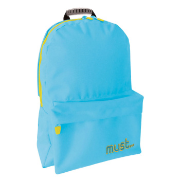 Σακίδιο Must Μονόχρωμο Γαλάζιο Backpack 2 θέσεων 579119