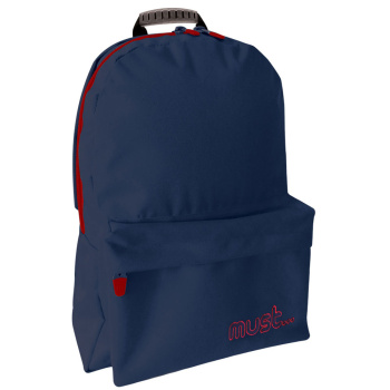 Σακίδιο Must Μονόχρωμο Μπλε Backpack 2 θέσεων 579120