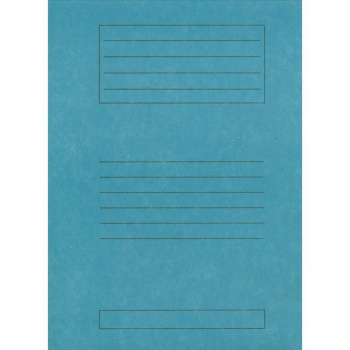 Ντοσιέ Πτερύγια 25x35cm Μπλε Μανίλα Χάρτινο