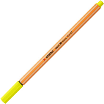 Stabilo point 88/024 Κίτρινο Νέον Μαρκαδόρος 0.4mm
