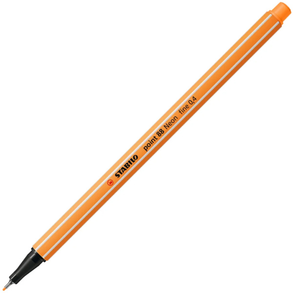 Stabilo point 88/054 Πορτοκαλί Νέον Μαρκαδόρος 0.4mm
