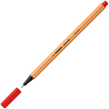Stabilo point 88/40 Κόκκινος Μαρκαδόρος 0.4mm